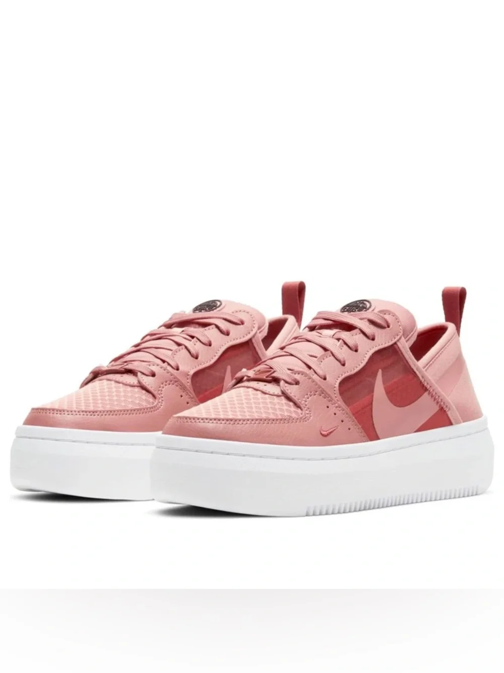 Nike‎ Court Vision Alta Women's Pink Platform Sneakers